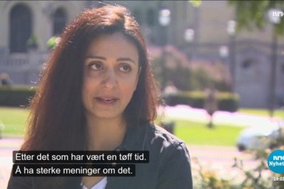 Tajik tok til tårene under NRK-intervju – men i sosiale medier får hun gjennomgå